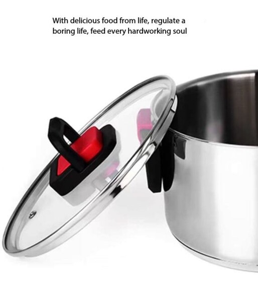 6 pcs stainless steel pots